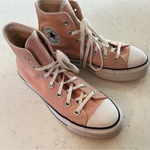 Converse Women's Blush High-Top platform Sneakers